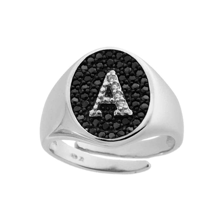 Anello Chevalier Con Lettera Iniziale Zirconata - My Mo Gioielli