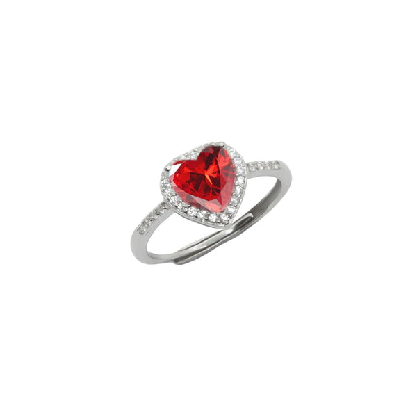 Anello Cuore Rosso - My Mo Gioielli