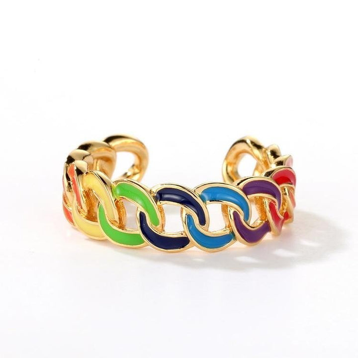 Anello Groumette Rainbow - My Mo Gioielli