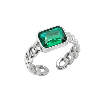 Anello Groumette Verde - My Mo Gioielli