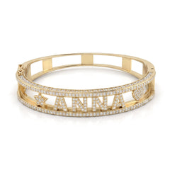 Zirconia Base Name Bracelet