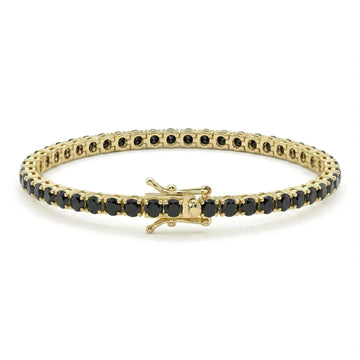 Bracciale Tennis zirconi Neri 3 mm - My Mo Gioielli
