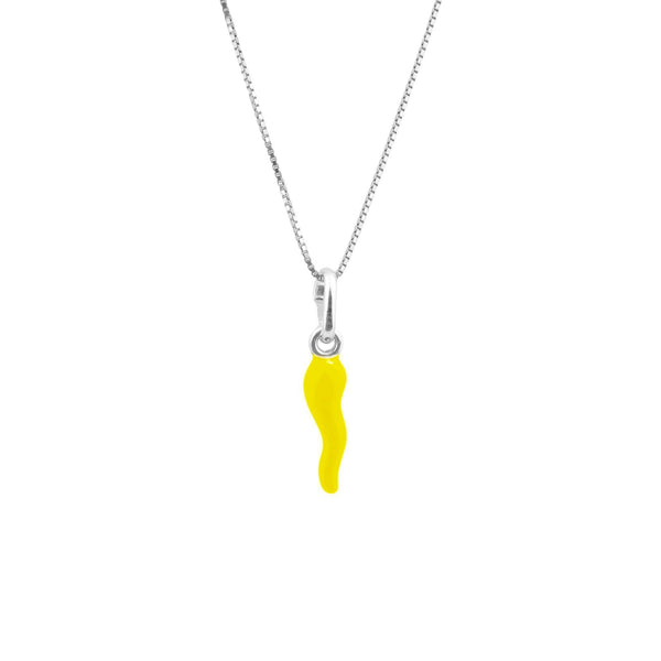 Collana Corno Giallo Portafortuna - My Mo Gioielli