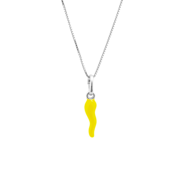 Collana Corno Giallo Portafortuna - My Mo Gioielli