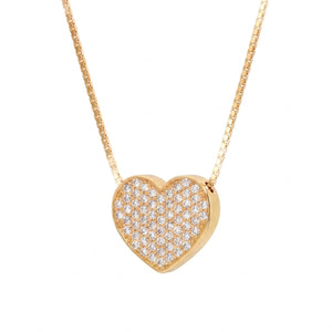 Collana Cuore Pavè - My Mo Gioielli