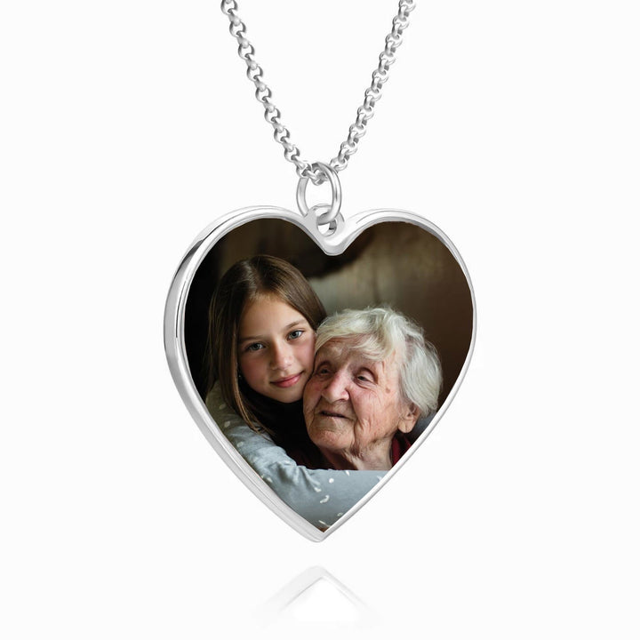 Collana Foto Personalizzata Cuore In Acciaio - My Mo Gioielli