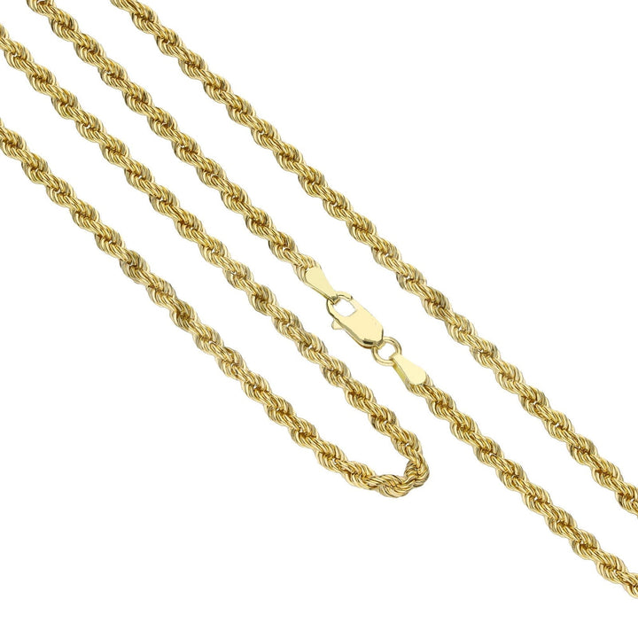 Collana Fune Corda in Oro 18kt 3,30 mm - My Mo Gioielli