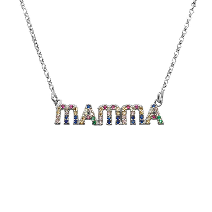 Collana Mamma Zirconi Rainbow - My Mo Gioielli