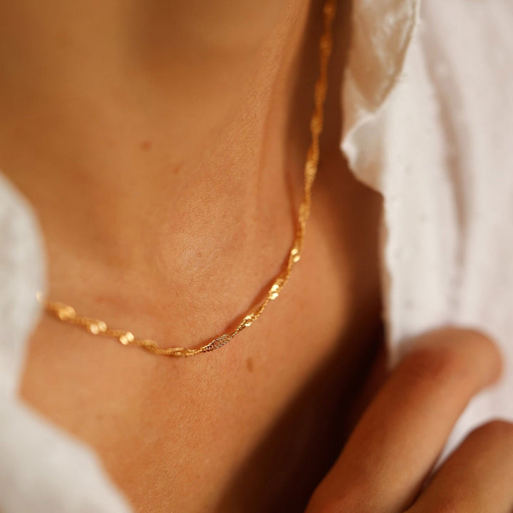 Collana Singapore in Oro 18kt 2 mm - My Mo Gioielli