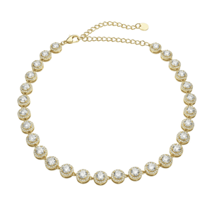 Collana Tennis Halo - My Mo Gioielli