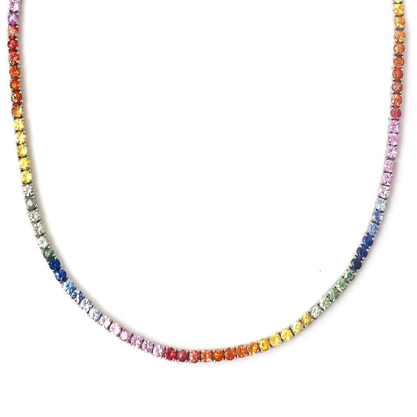 Collana Tennis Rainbow 2 mm - My Mo Gioielli