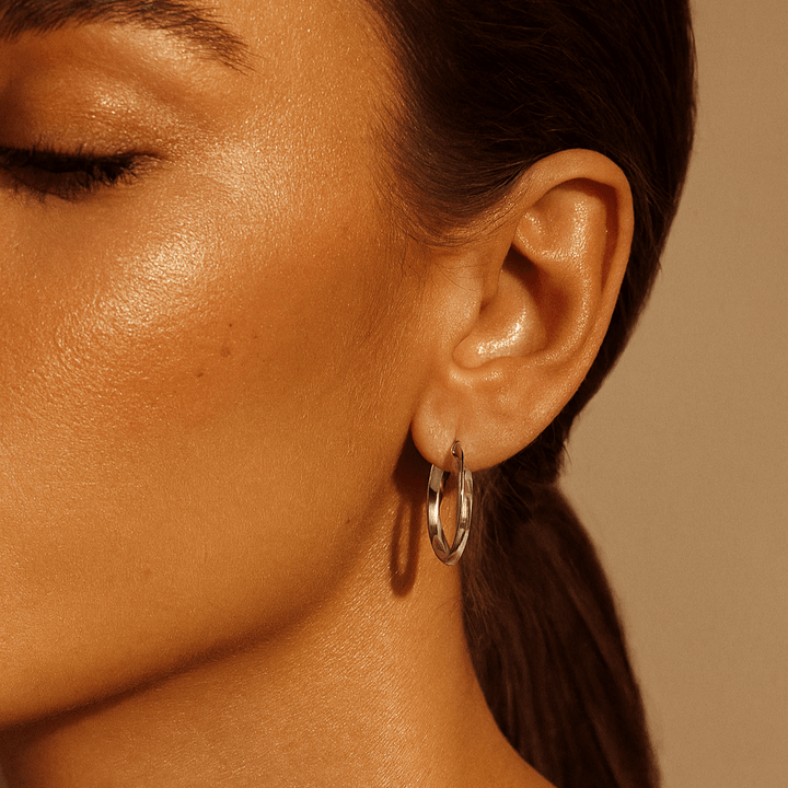 Orecchini Cerchio Intrecciato - My Mo Gioielli