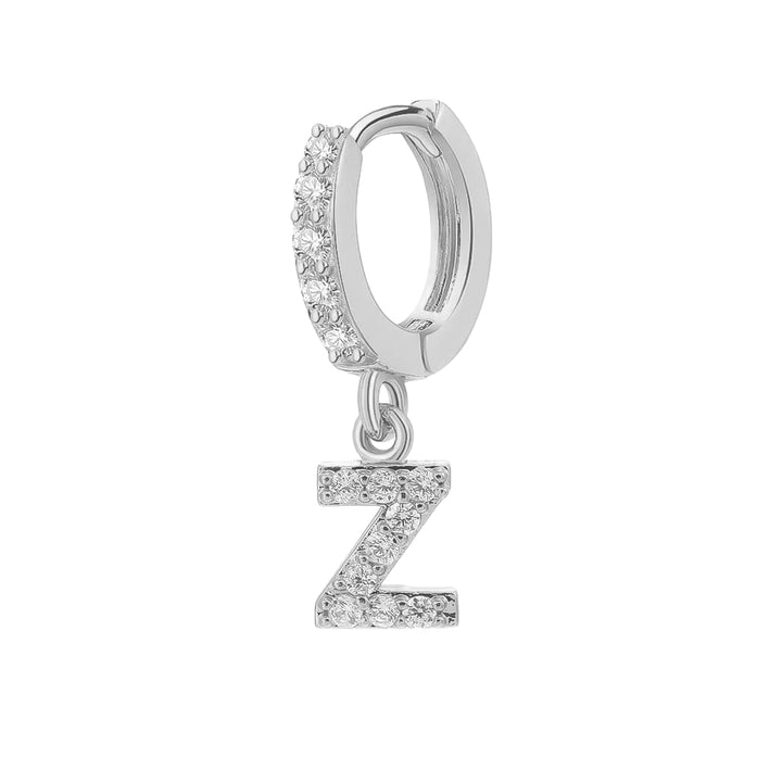 Orecchino Cerchio con Lettera Iniziale - My Mo Gioielli