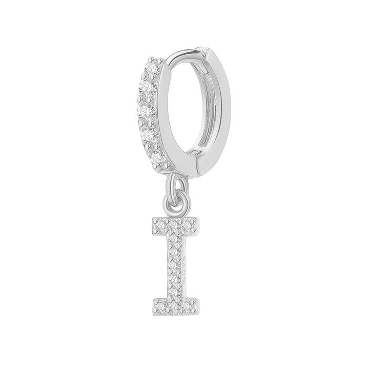 Orecchino Cerchio con Lettera Iniziale - My Mo Gioielli