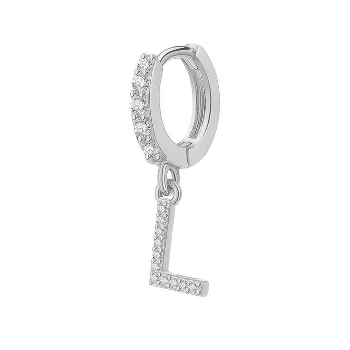 Orecchino Cerchio con Lettera Iniziale - My Mo Gioielli