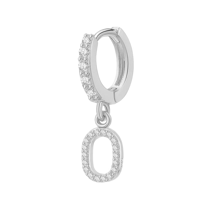 Orecchino Cerchio con Lettera Iniziale - My Mo Gioielli